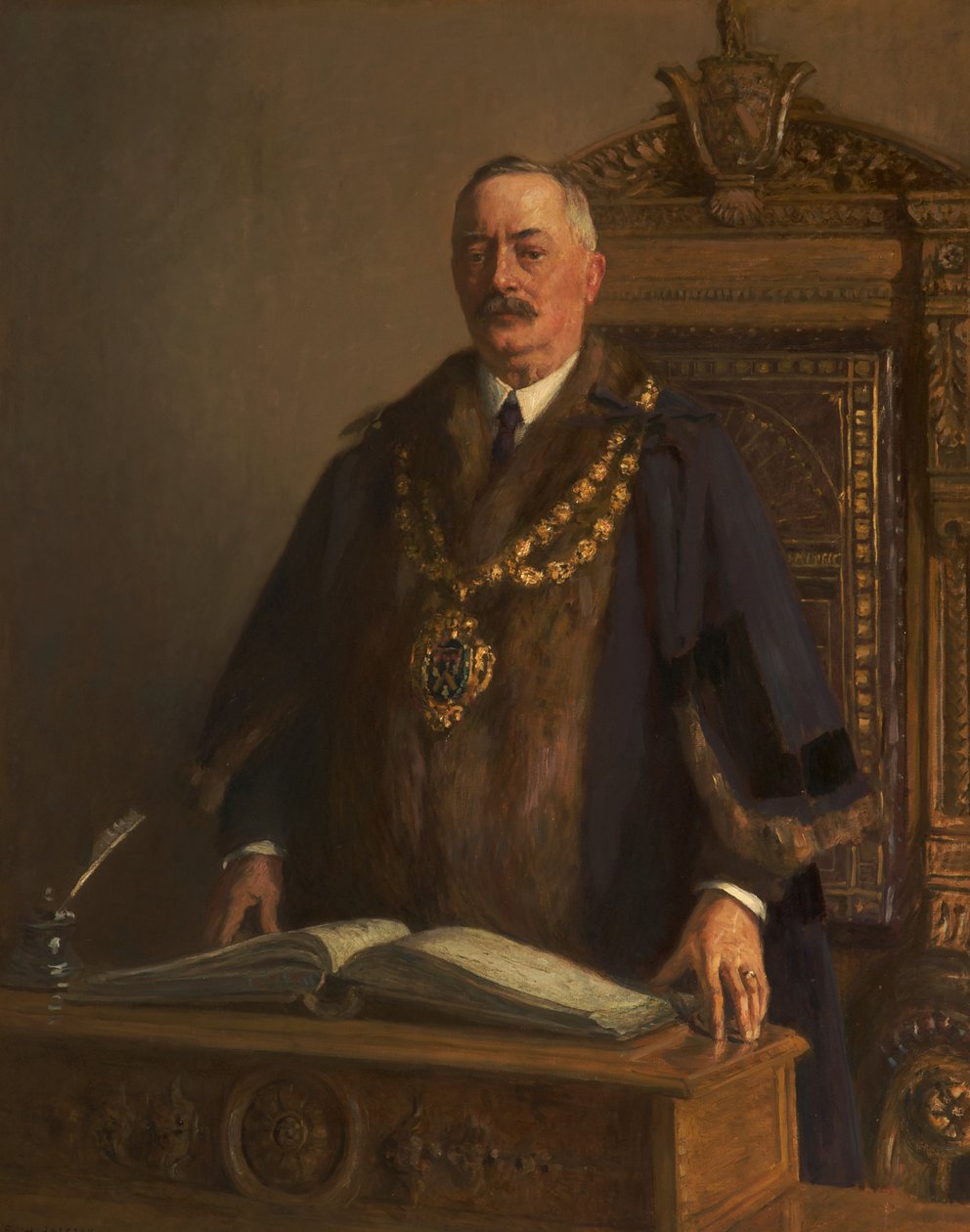 Portrait of Thomas Bolton, c.1908-09 by Frederick William Jackson