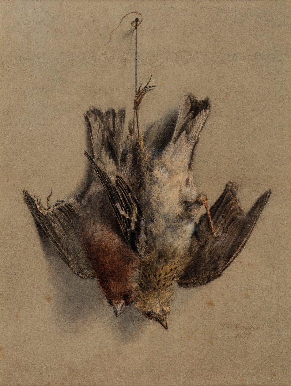 Still Life, Larks by Frederick William Jackson