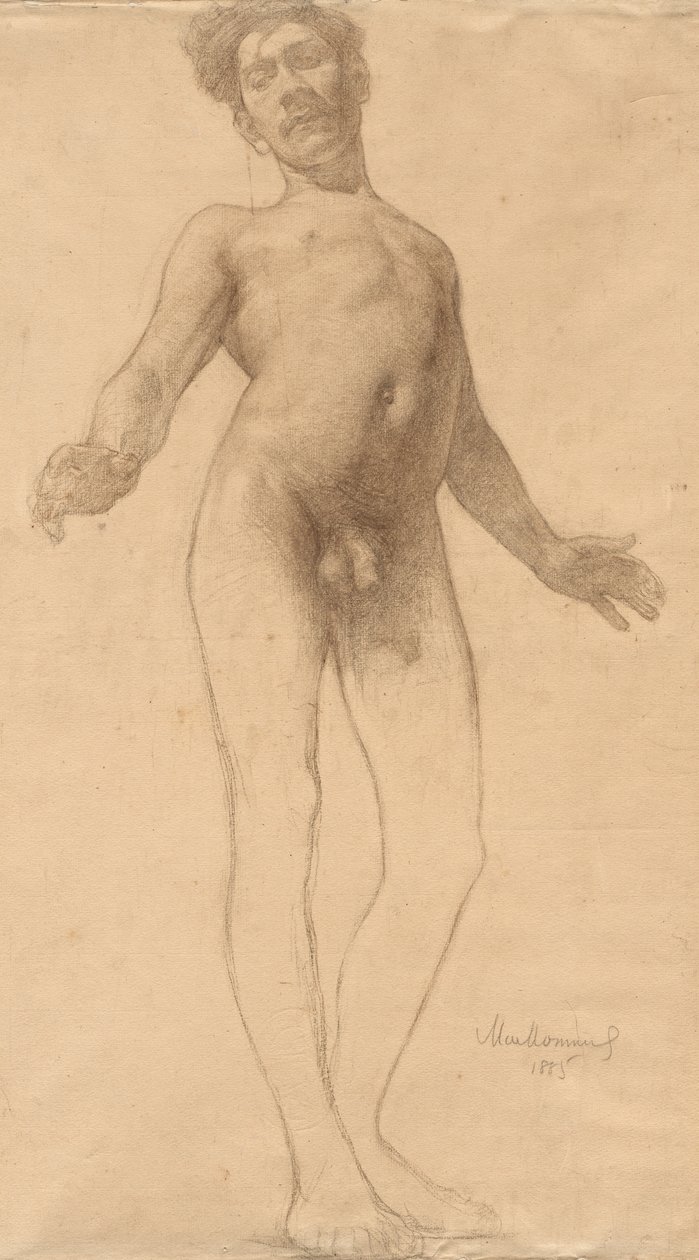 Standing Male Nude, 1885 by Frederick William MacMonnies