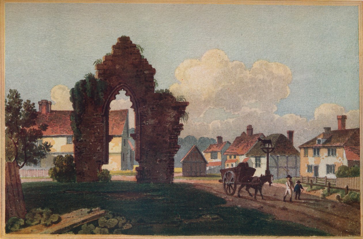 Remains of an Ancient Chapel, Milkhouse Street, Near Cranbrook, Kent by Frederick Wilton Litchfield Stockdale