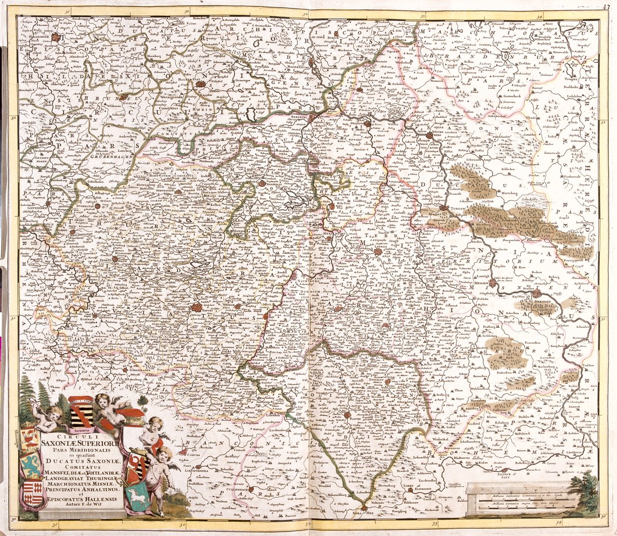 Lower Saxony, Saxony-Anhalt, Saxony, Thuringia, Germany by Frederick de Wit