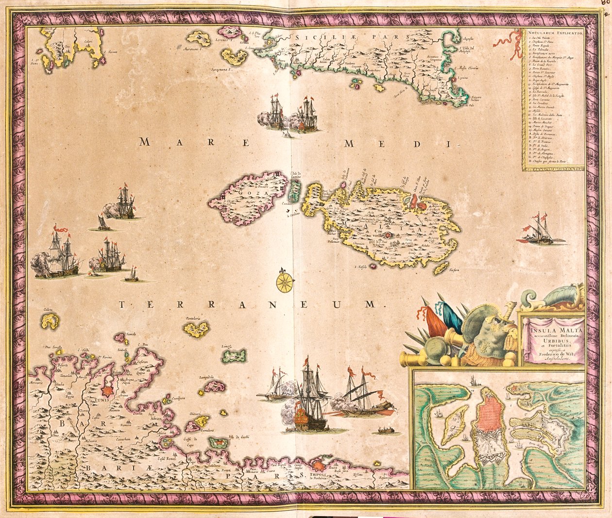 Malta by Frederick de Wit