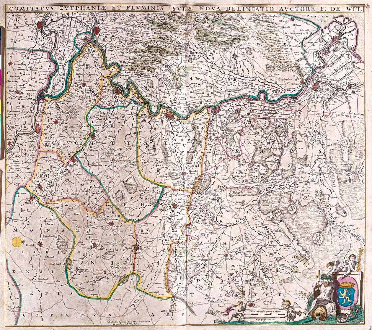Overijssel, Gelderland, Netherlands by Frederick de Wit