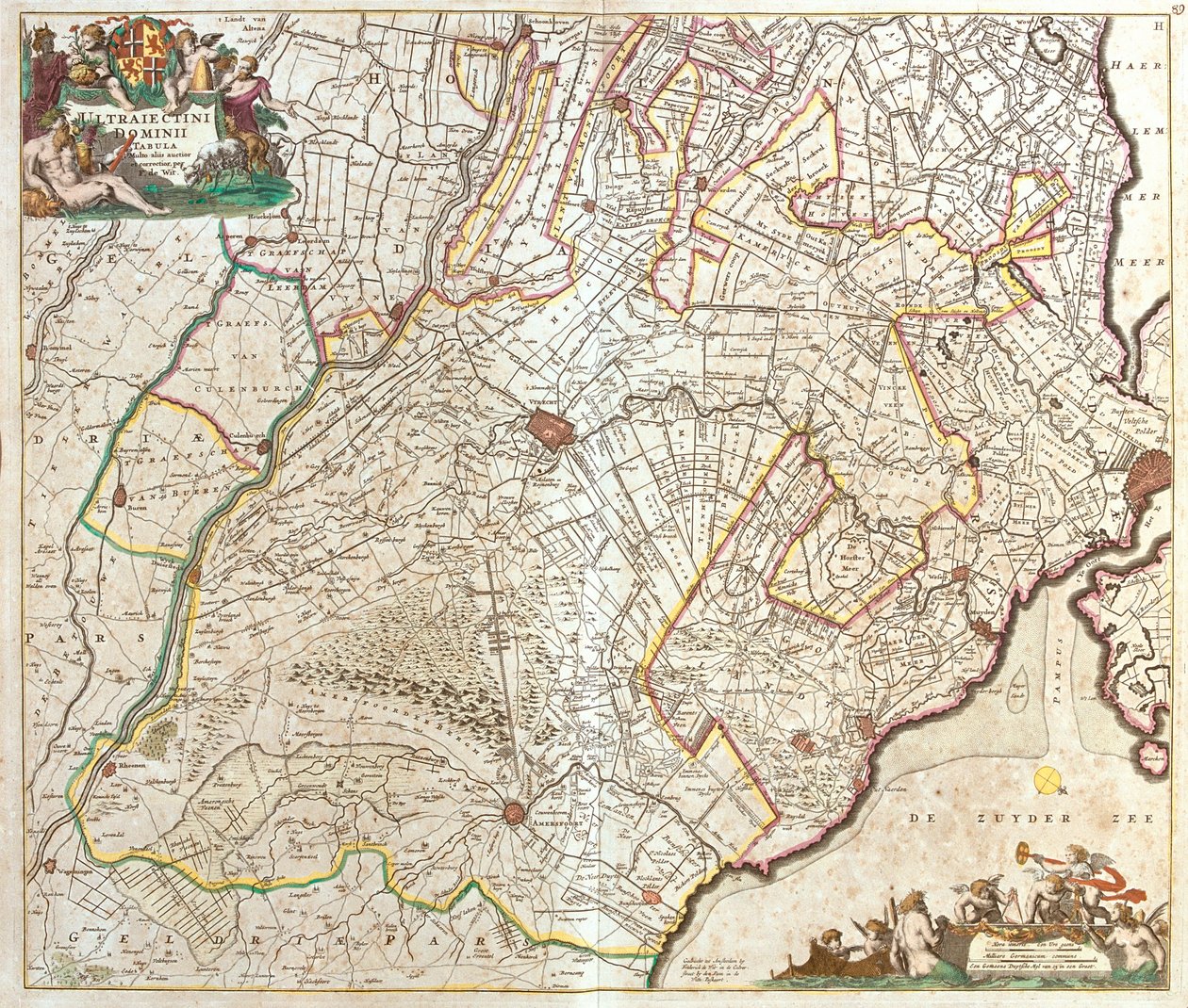 Utrecht, North Holland, Limburg, Gelderland, Netherlands by Frederick de Wit