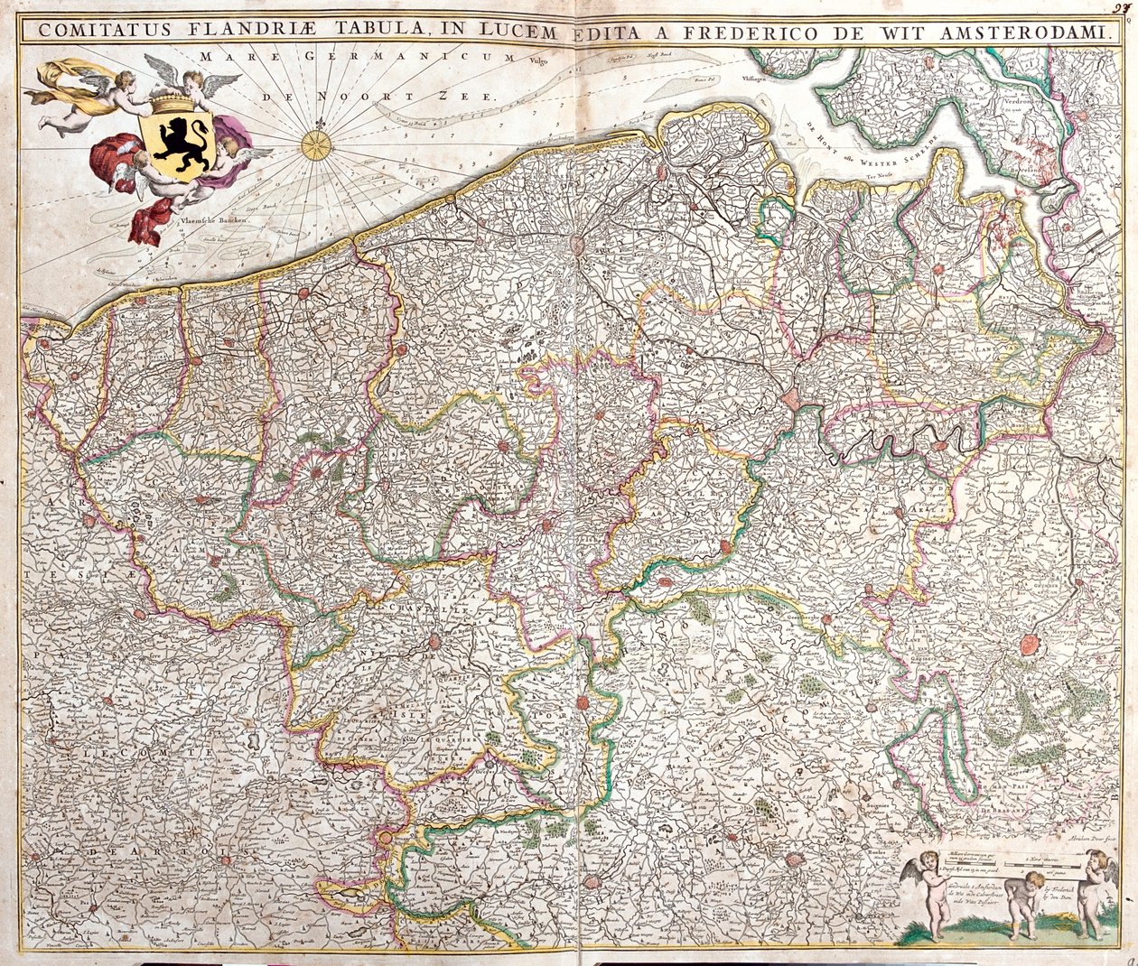 Zeeland, Nord-Pas-de-Calais, Flemish Region, Wallonia, Brussels, Netherlands, France, Belgium by Frederick de Wit