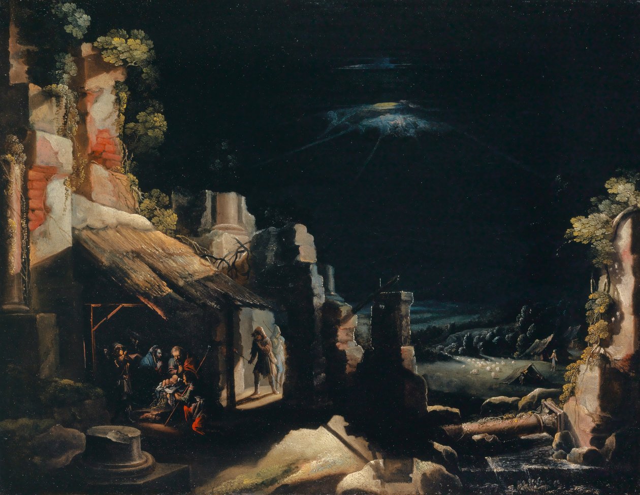 The Adoration of the Shepherds by Frederik Valckenborch