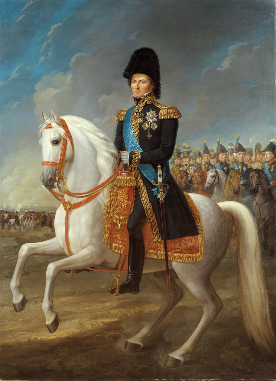 Portrait of Jean Baptiste Jules Bernadotte, Marshal of France, King of Sweden and Norway by Fredric Westin