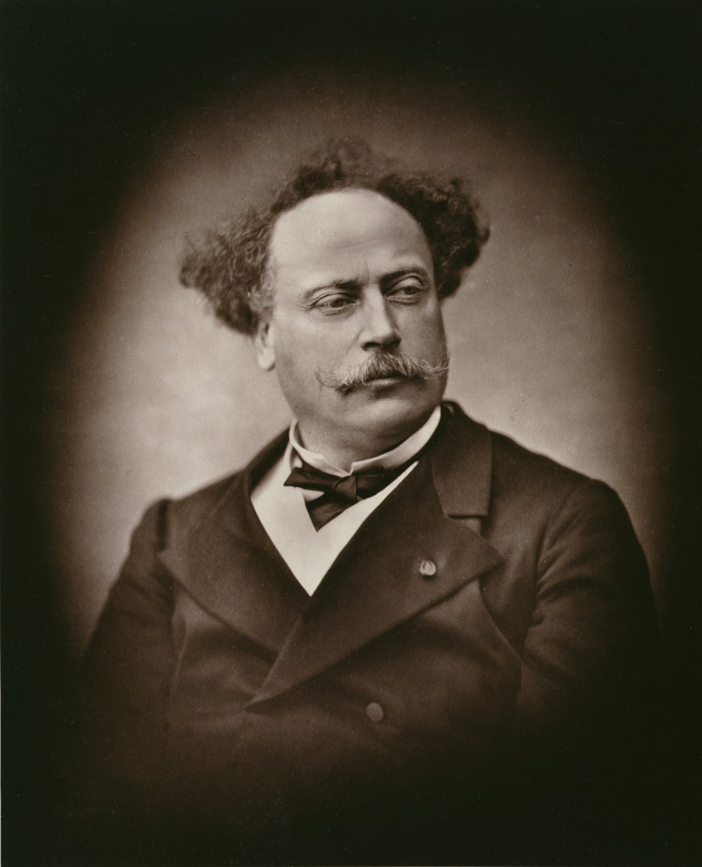 Alexandre Dumas Fils (1824-95), from Galerie Contemporaine by French Photographer