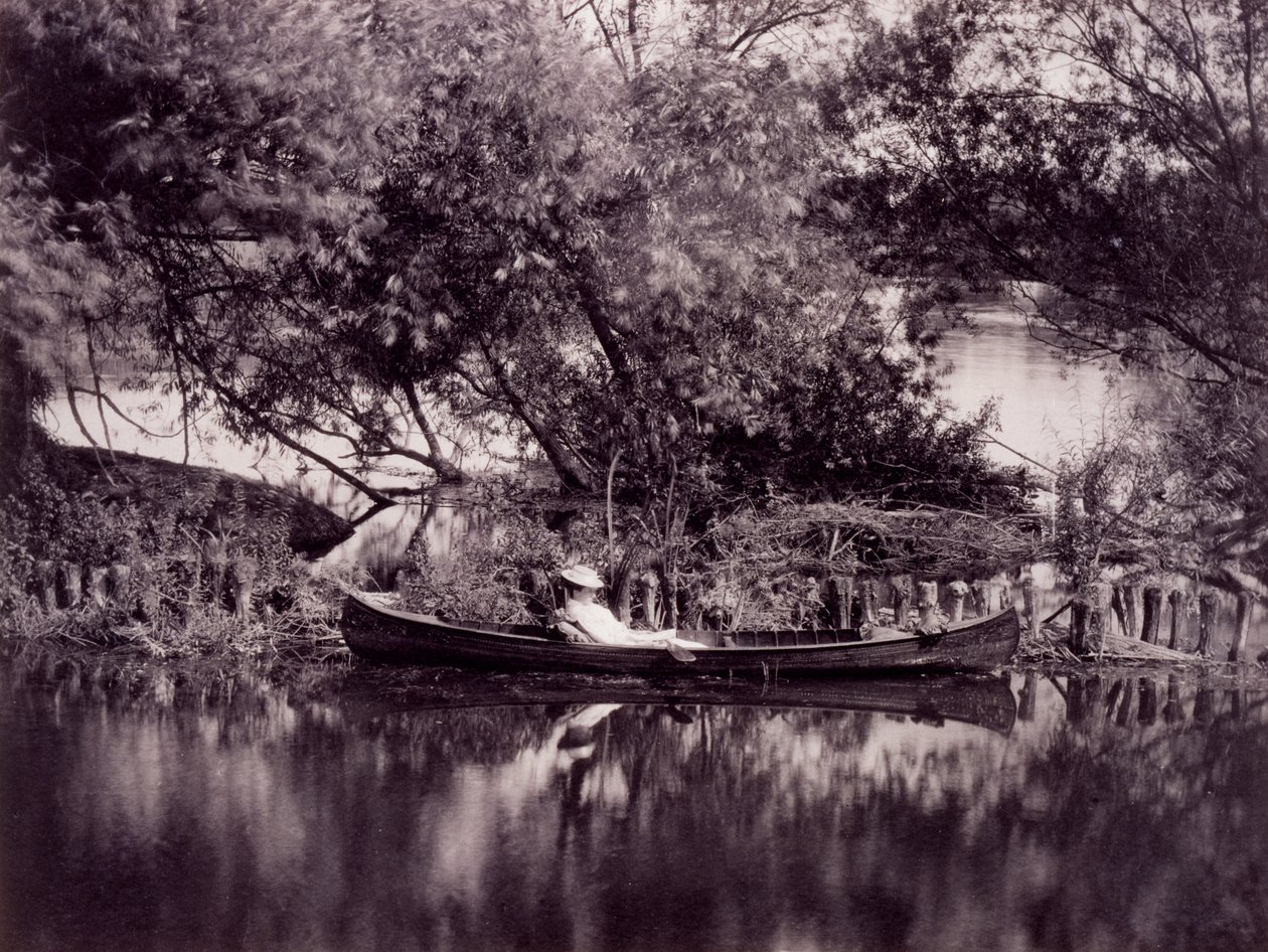 At the Mouth of Abbey River, late 19th century by French Photographer