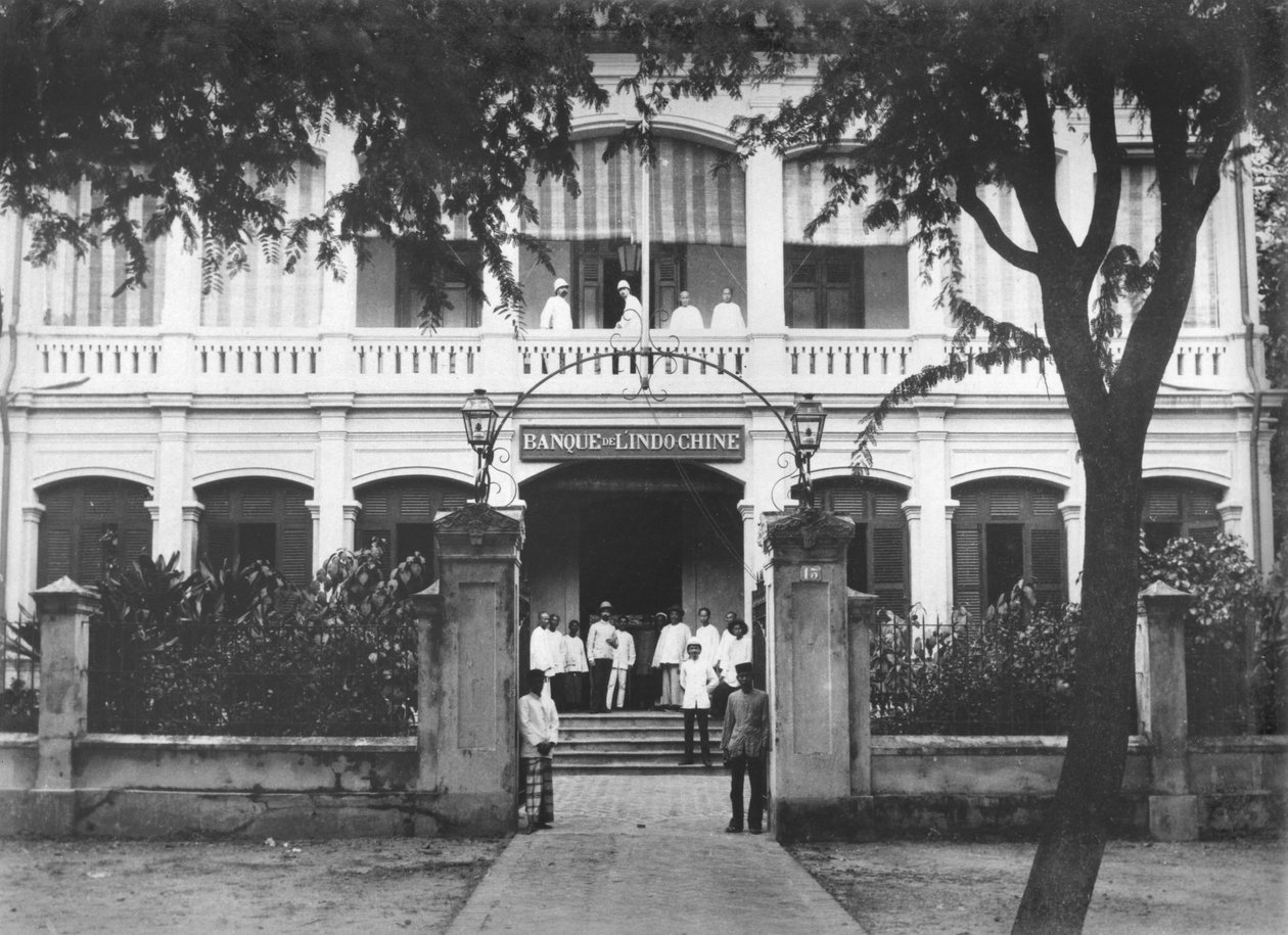 Bank of Indochina at Saigon, c.1900 by French Photographer