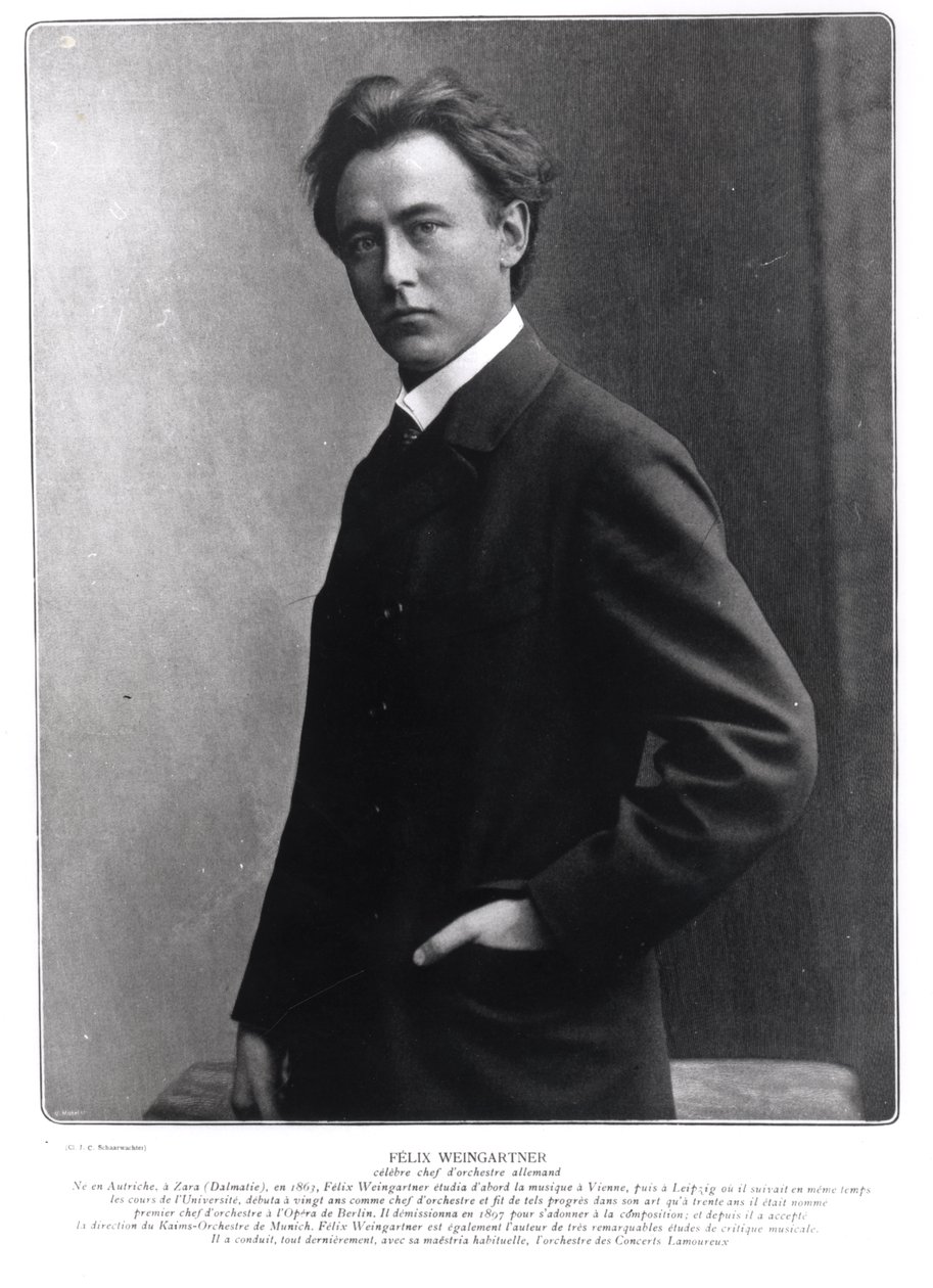 Felix Weingartner by French Photographer