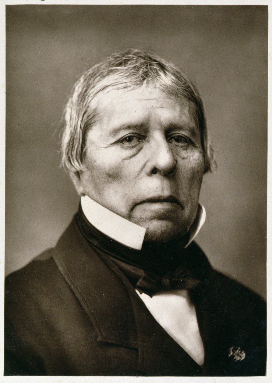 Jean Auguste Dominique Ingres (1780-1867), from Galerie Contemporaine by French Photographer