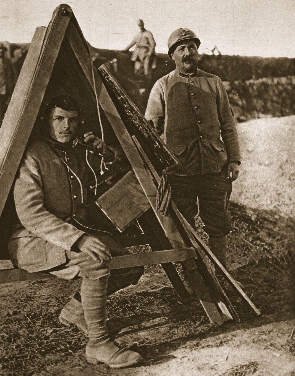 On the French front: useful and ingenious, illustration from 