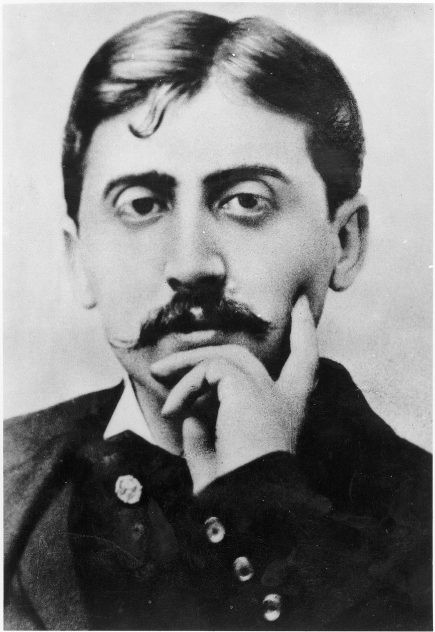 Portrait of Marcel Proust (1871-1922) 1900 by French Photographer