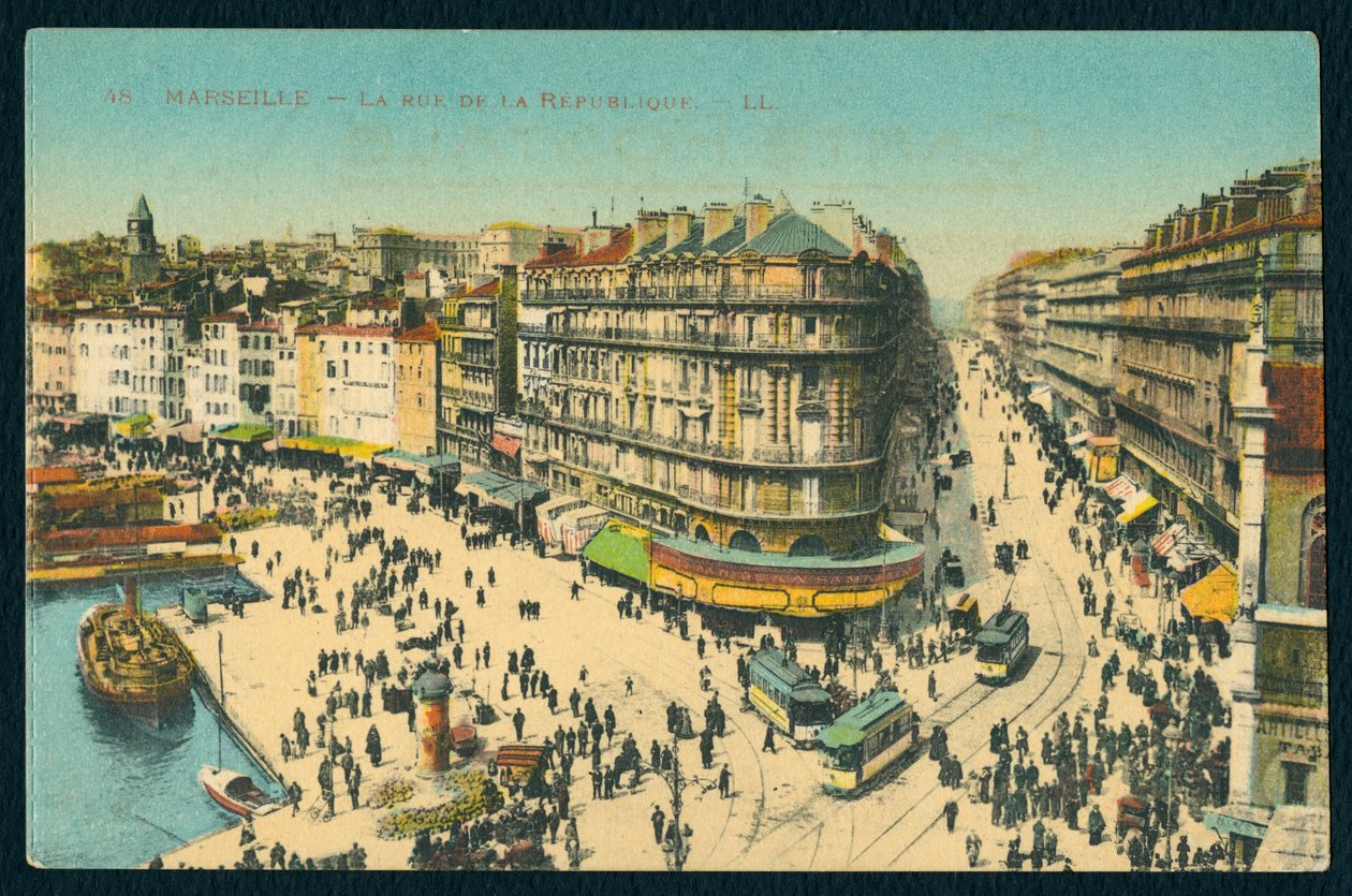Rue de la Republique in Marseille, France by French Photographer
