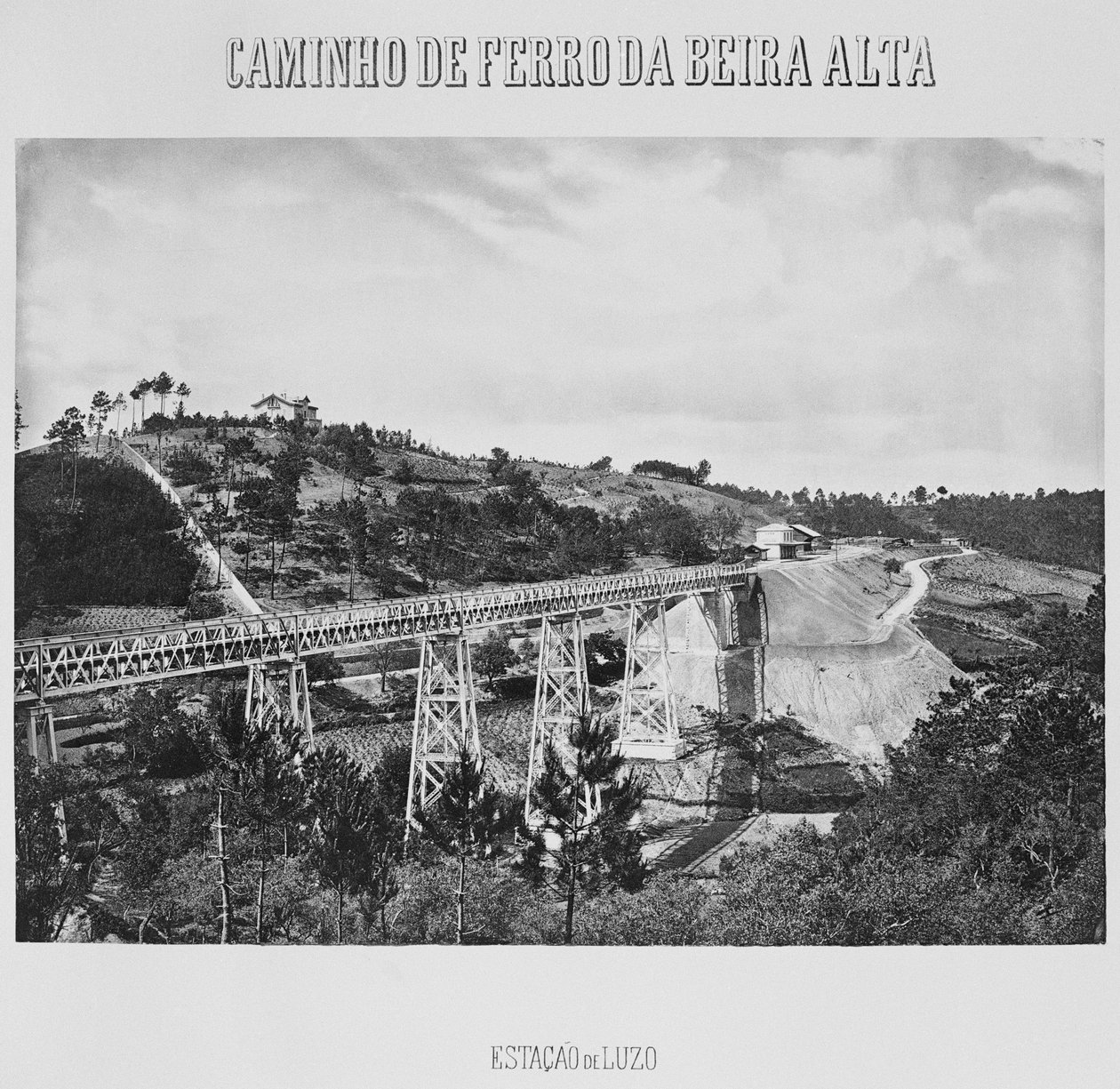 Railroad Bridge Beira Alta, Luzo, Portugal by French Photographer