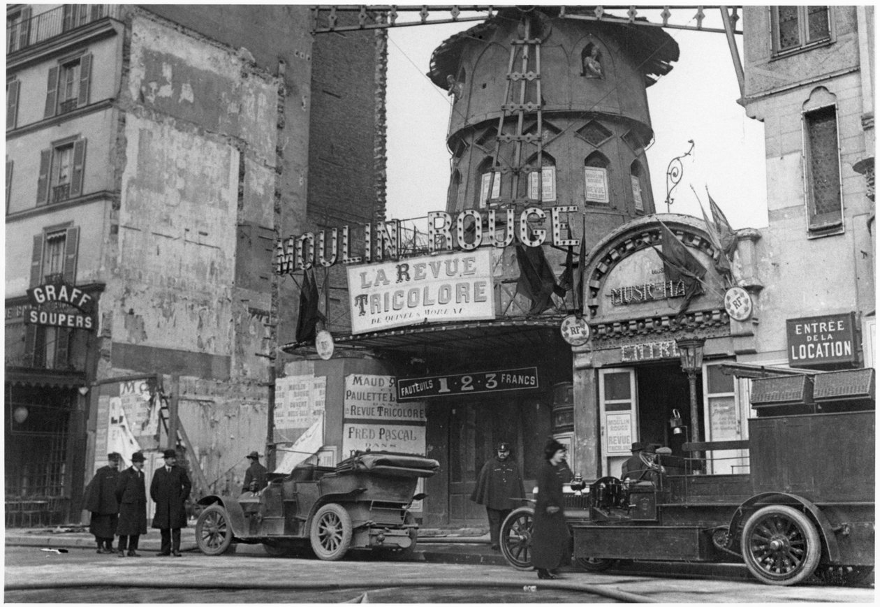 The Moulin Rouge, 1914-18 by French Photographer