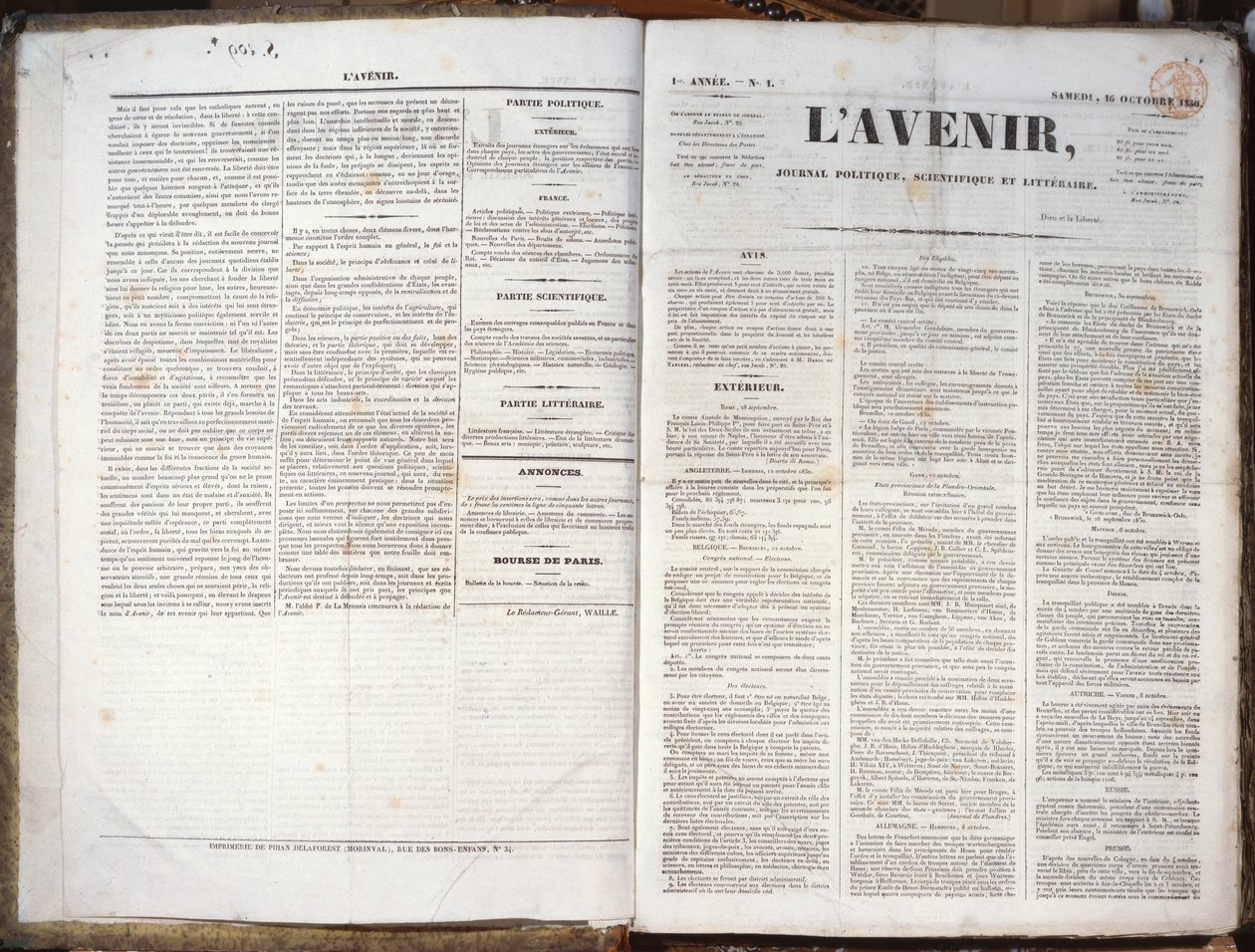 1st Issue of the Journal L