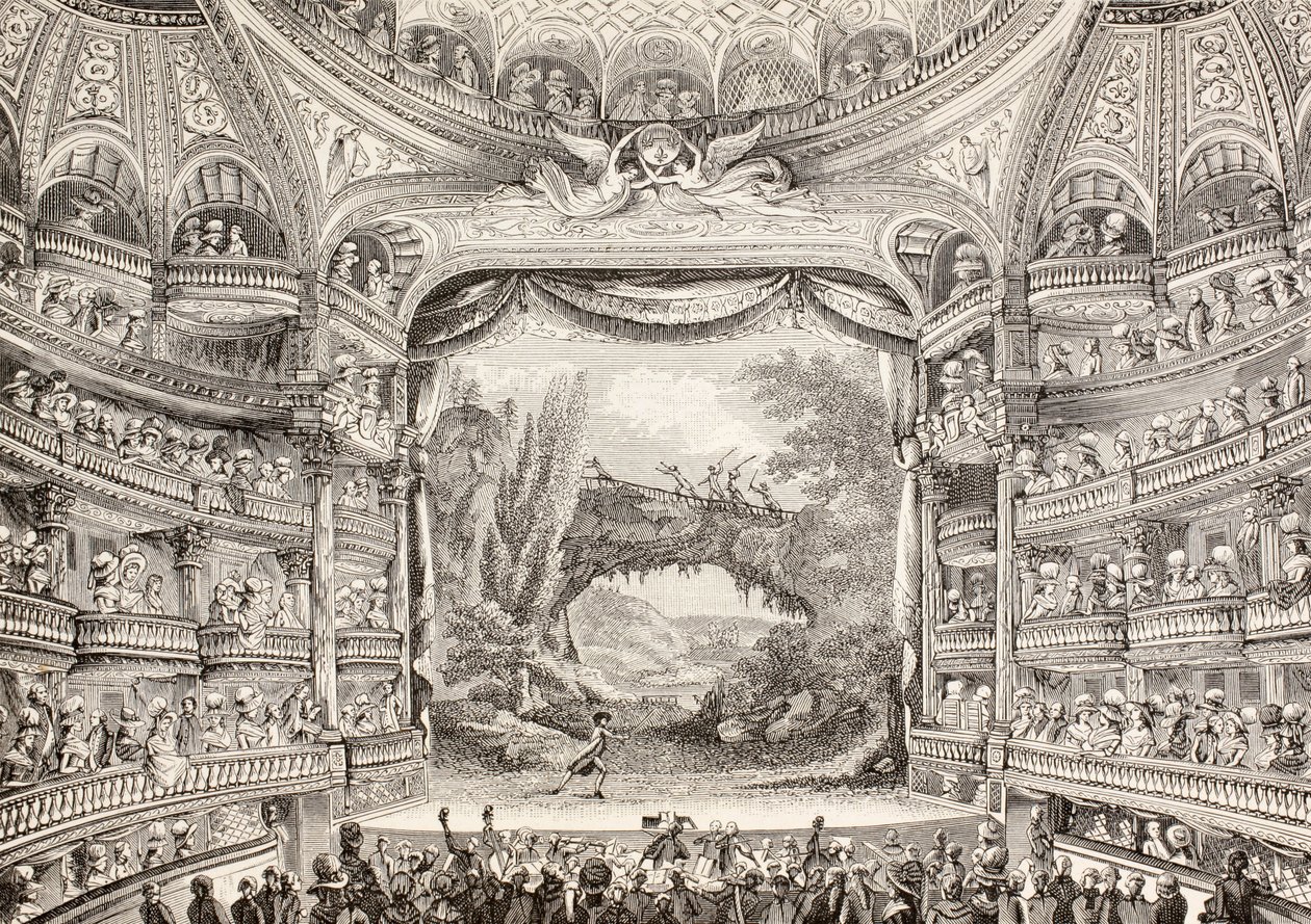 A 1789 Performance in the Theatre des Varietes-Amusantes, 1875 by French School
