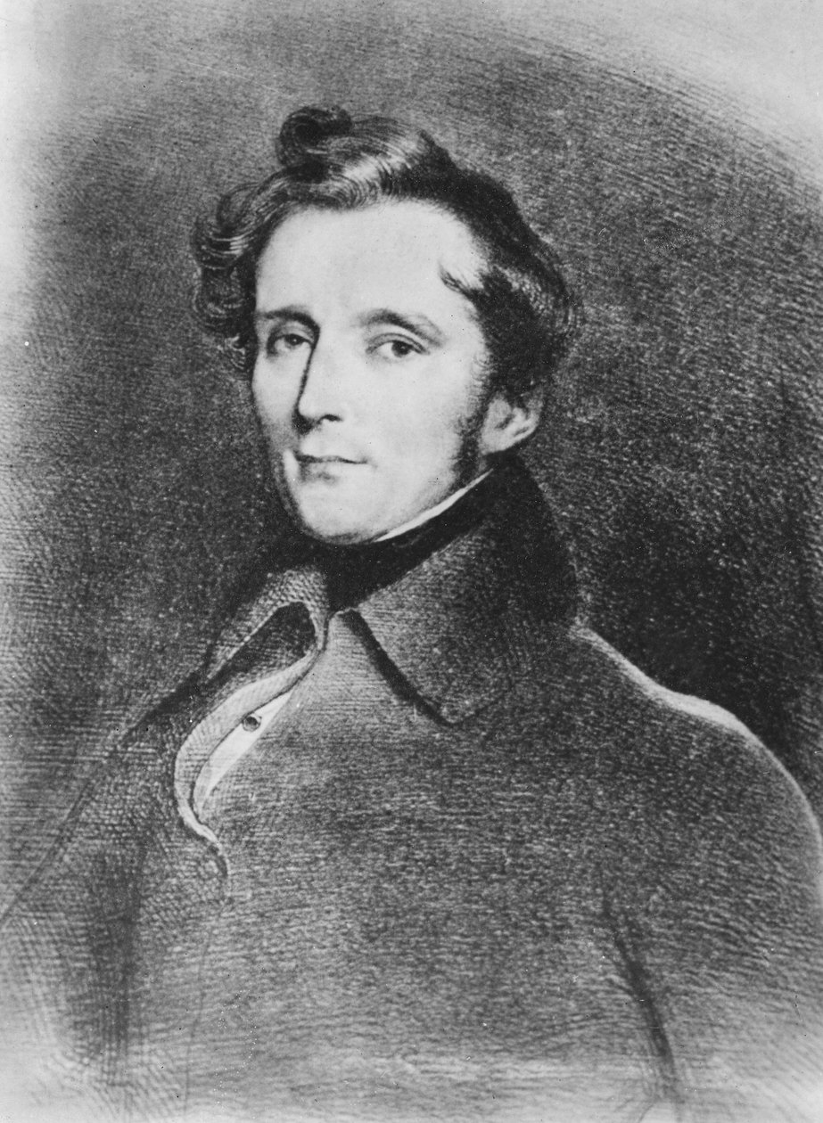 Alphonse de Lamartine by French School