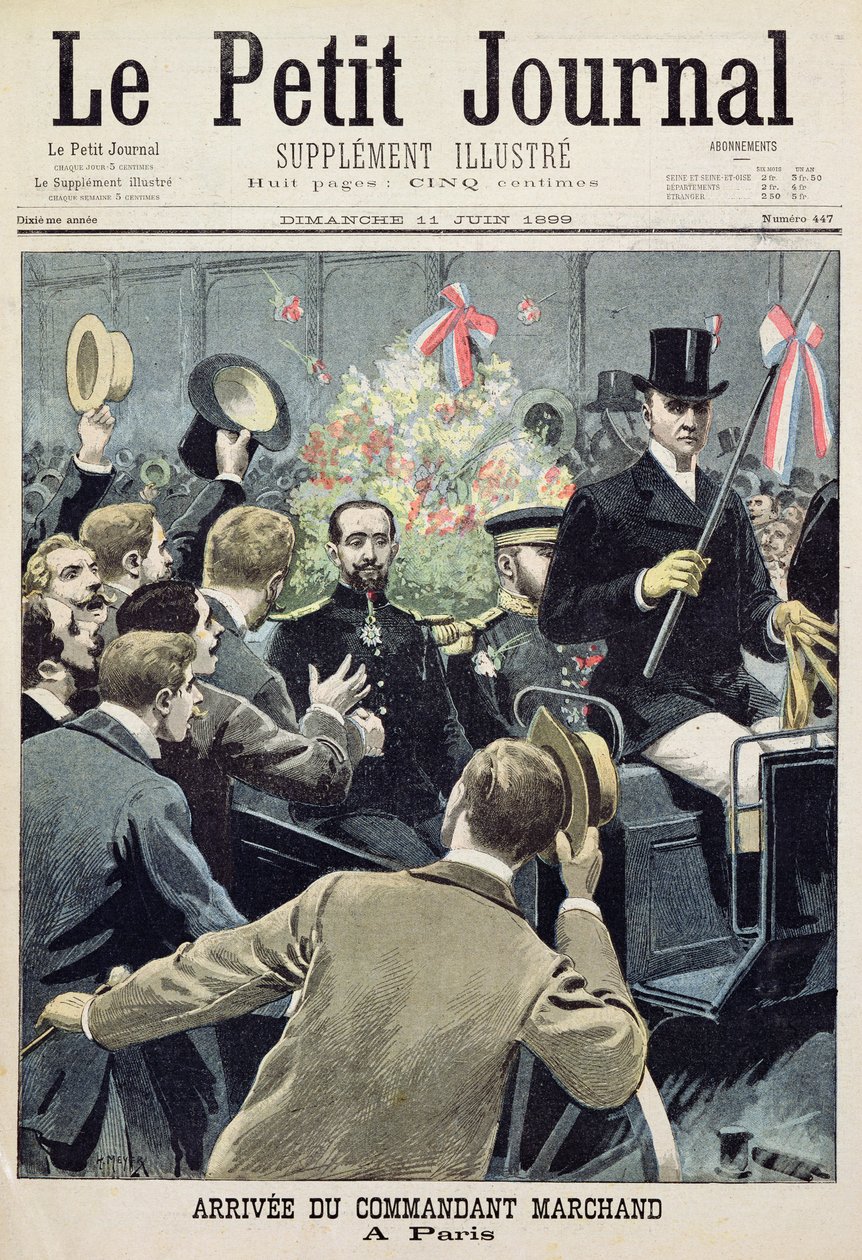 Arrival of Commander Marchand in Paris, Title Page from 