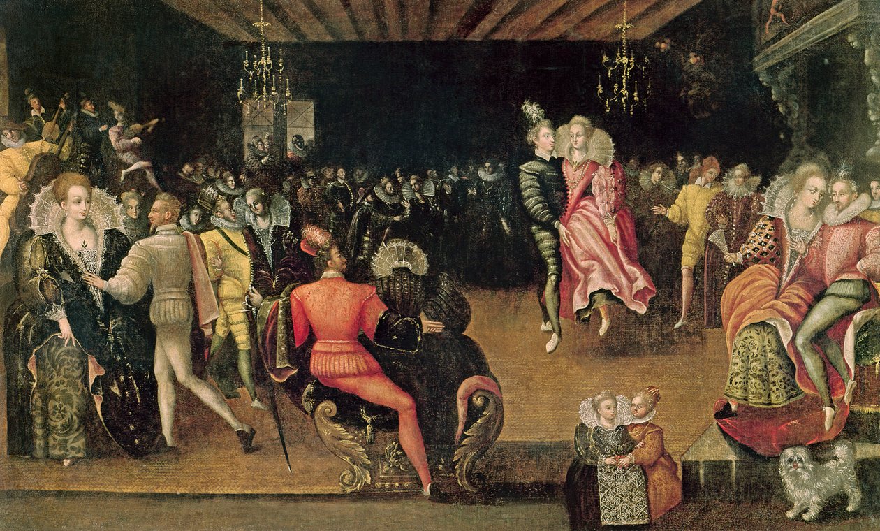 Ball at the Court of Valois by French School