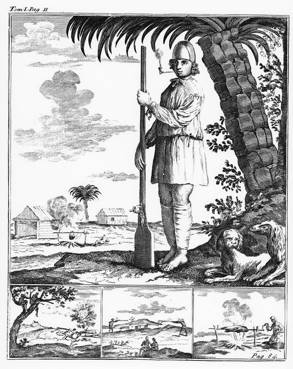 Buccaneer in the West Indies by French School