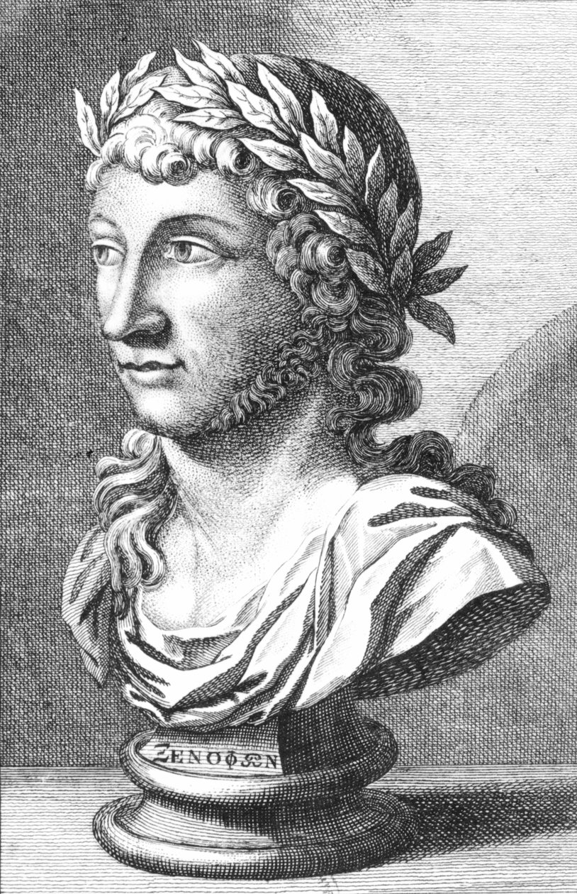 Bust of Xenophanes by French School