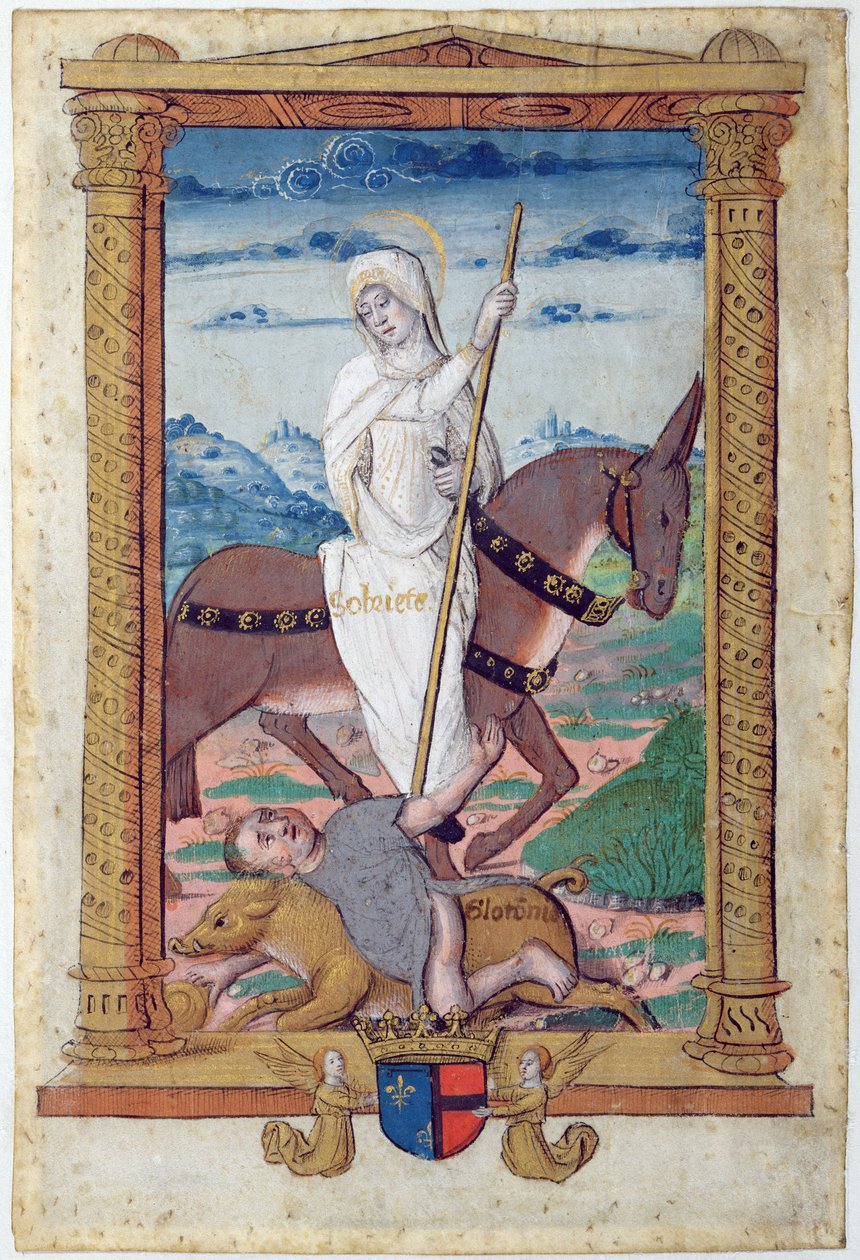 Sobriety Against Gluttony, from 