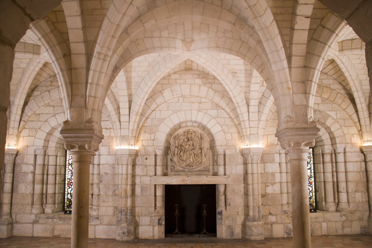 Chapter House, Benedictine Priory of St John, 1150-90 by French School