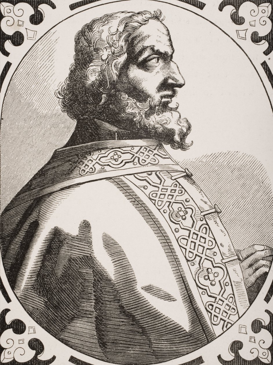 Charlemagne, King of the Franks and Lombards, after a 16th century engraving, from 