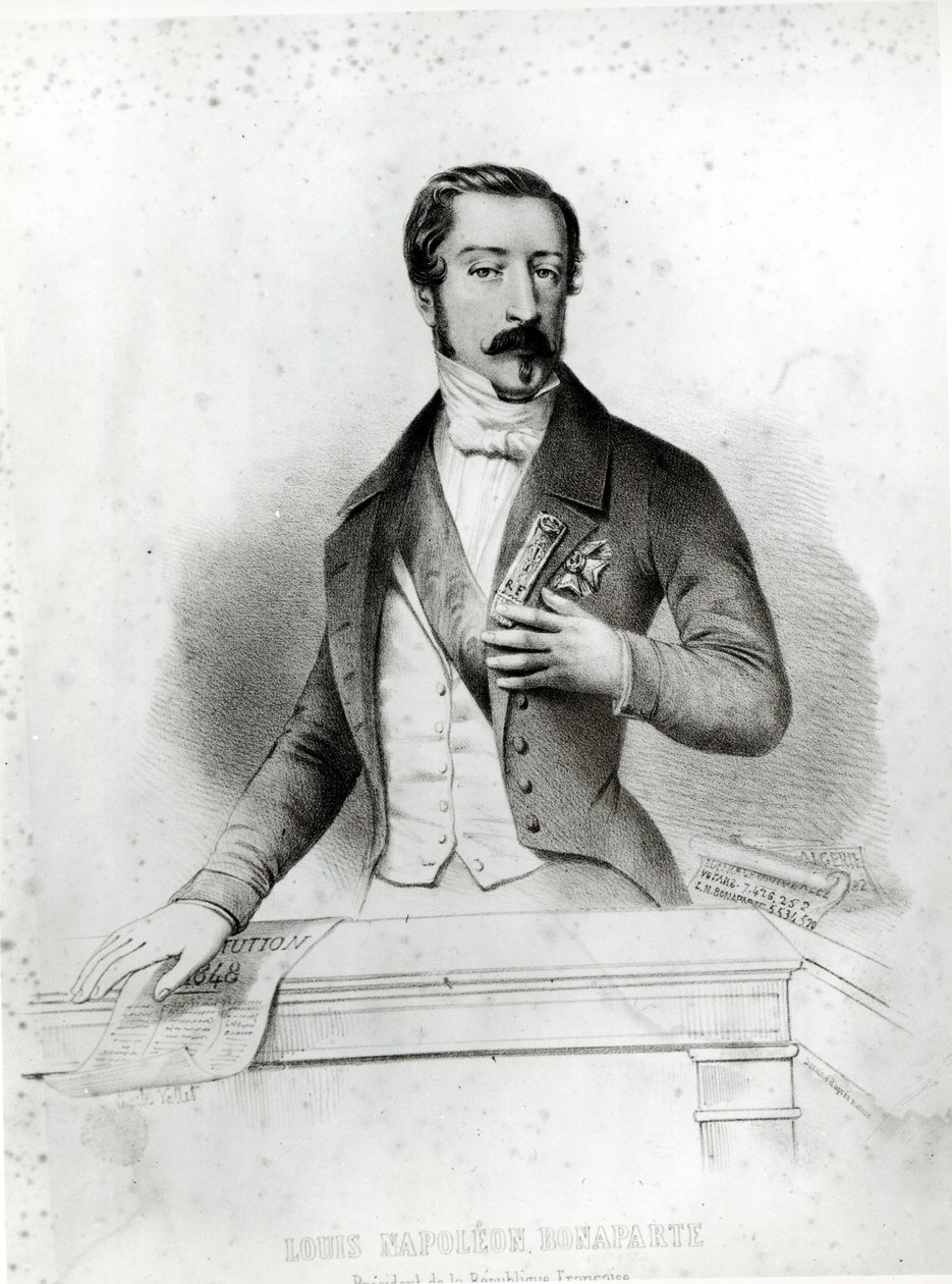 Charles Louis Napoleon Bonaparte Taking the Oath on the Constitution of 1848 by French School