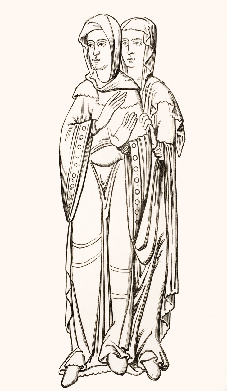 Costumes of Ladies of the Frankish Court from 