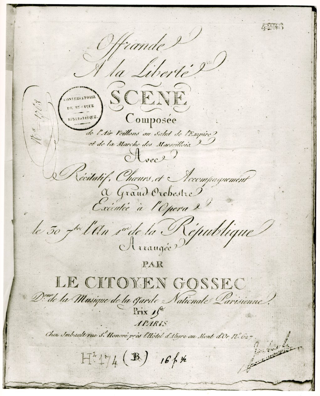 Cover for the Score of 