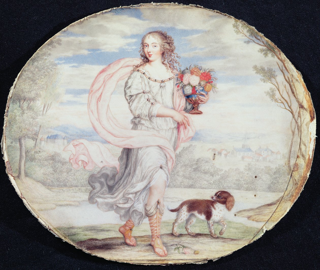 Francoise Louis de la Baume le Blanc (1644-1710) Mademoiselle de la Valliere by French School