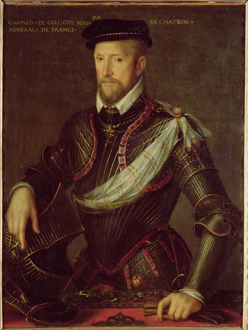 Gaspard II of Coligny (1519-72) Admiral of France by French School