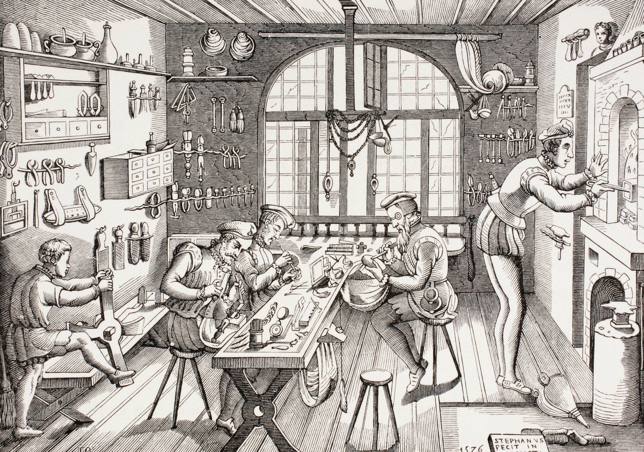Interior of Etienne Delaune