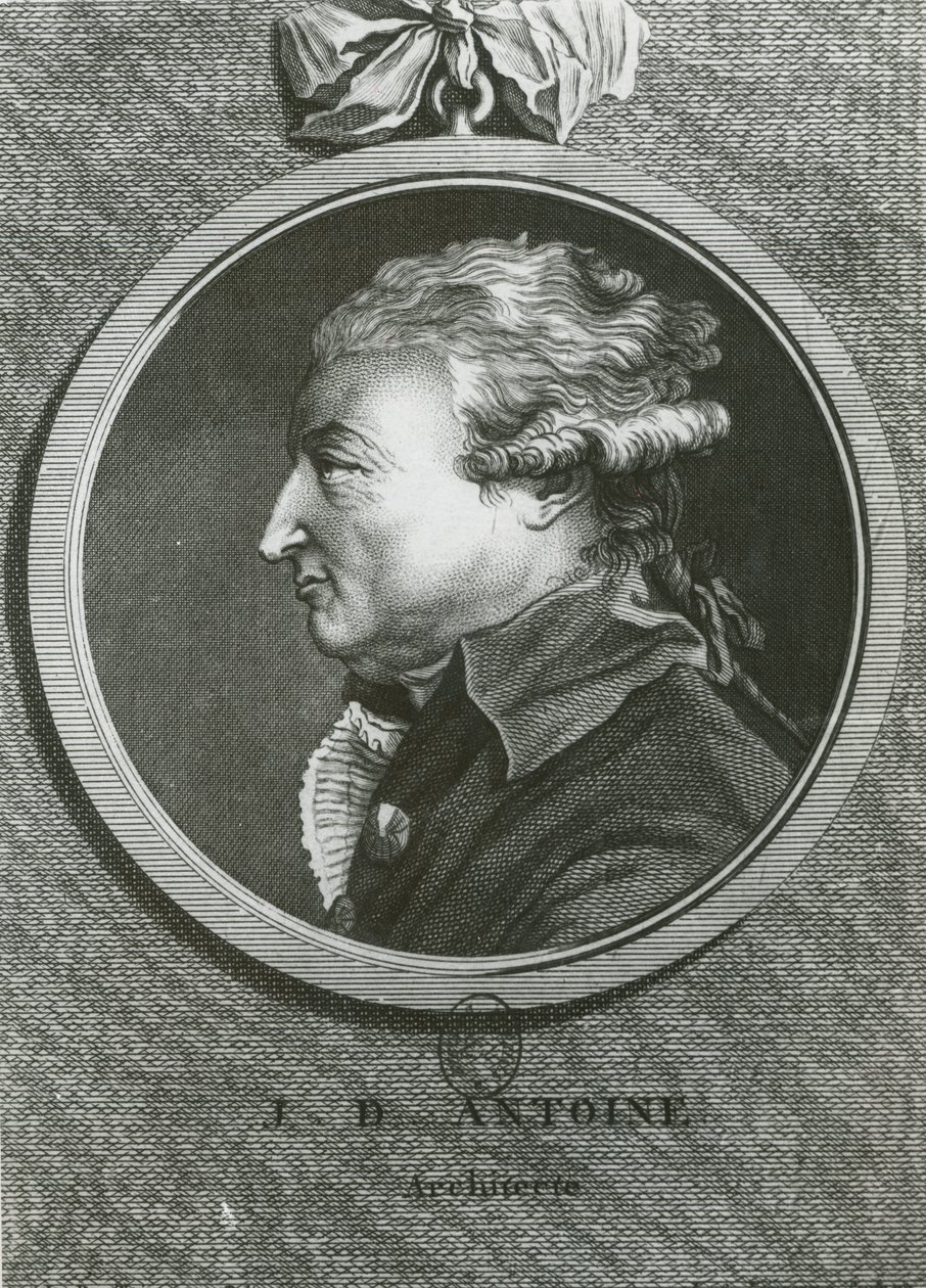 Jean Denis Antoine, Architect, Engraved by Louis Simon Lemepereur by French School