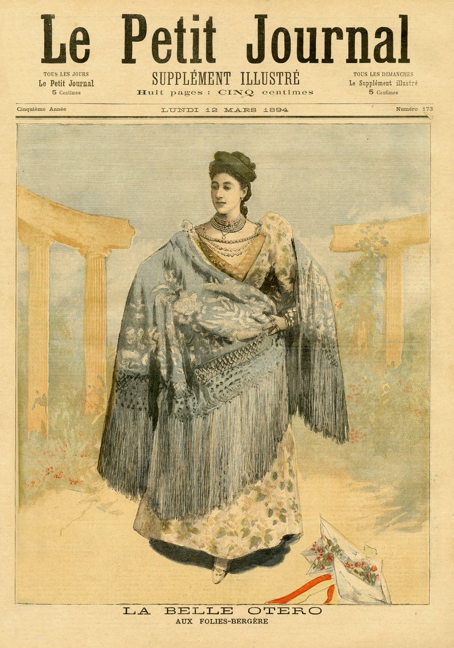 La Belle Otero at the Folies-Bergere, from 