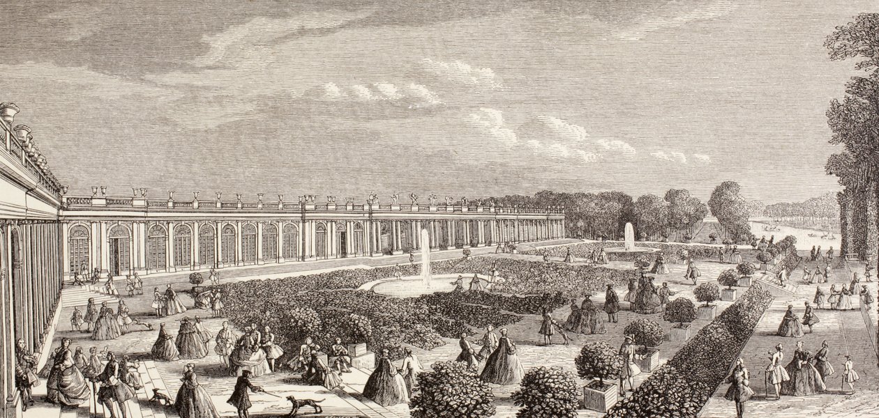 Le Grand Trianon, Versailles, in the 18th century, from 