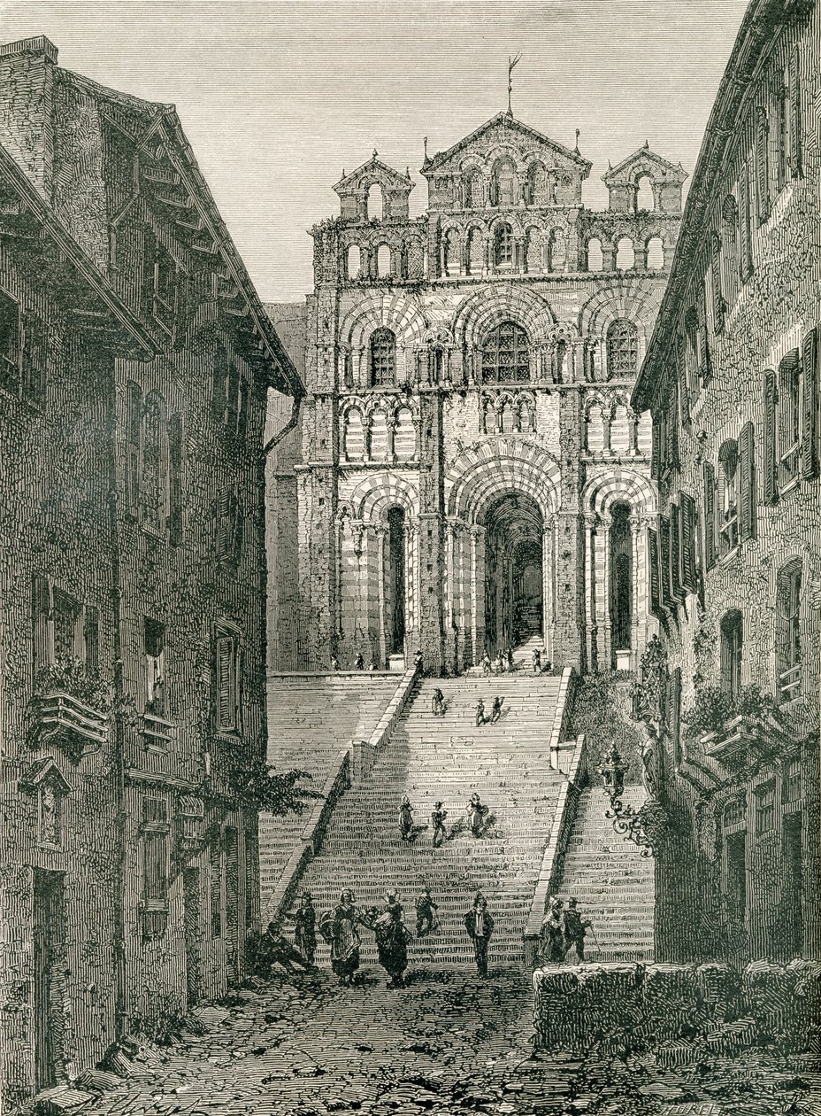 Le Puy Cathedral, Le Puy-en-Velay, Auvergne, from 