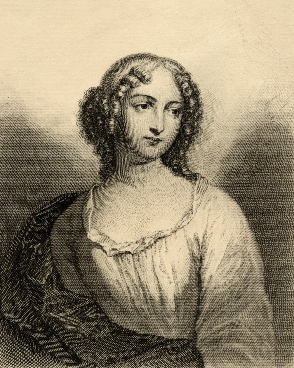 Louise Francoise de La Baume Le Blanc, Duchesse de La Valliere by French School