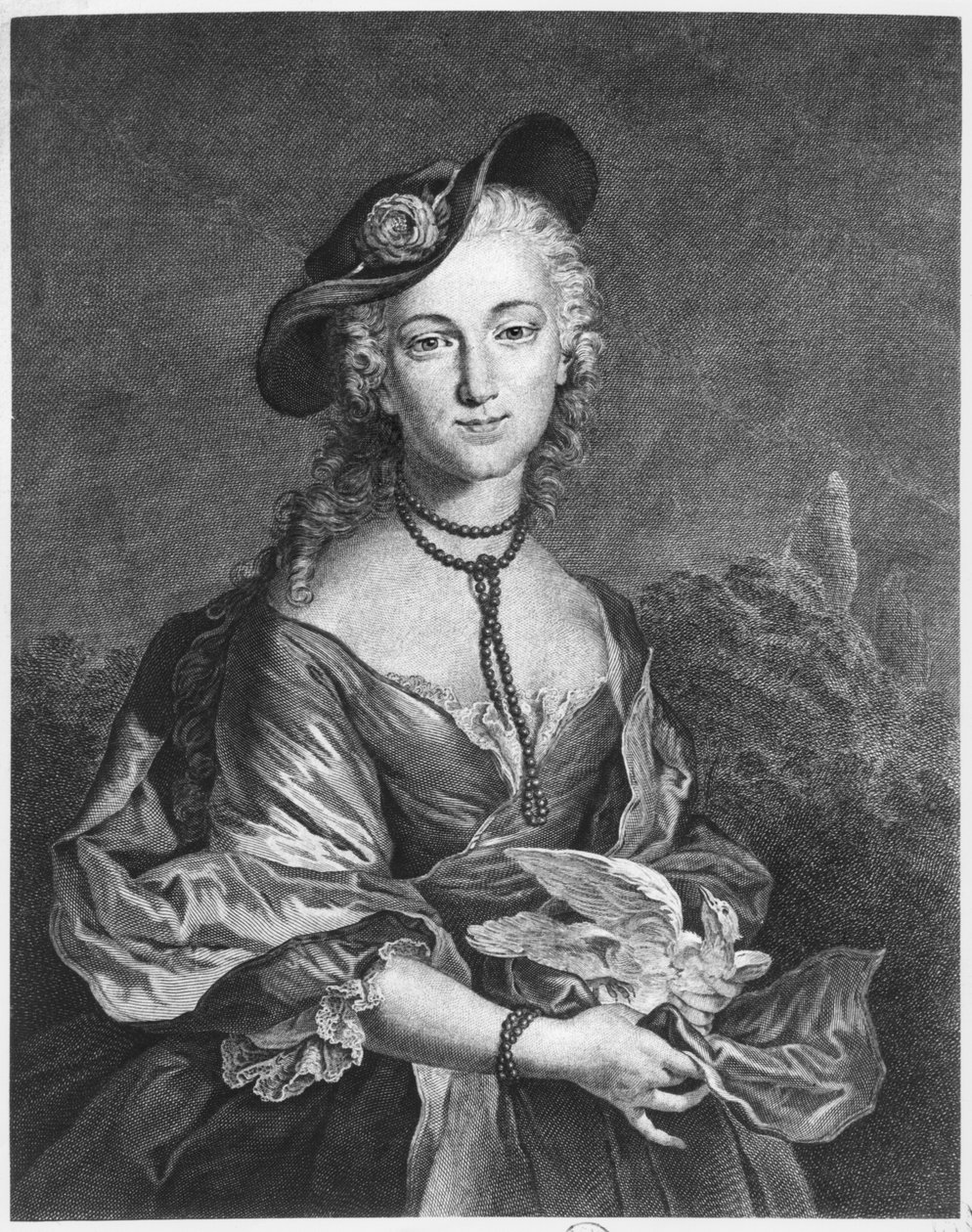 Mademoiselle Marie Salle by French School