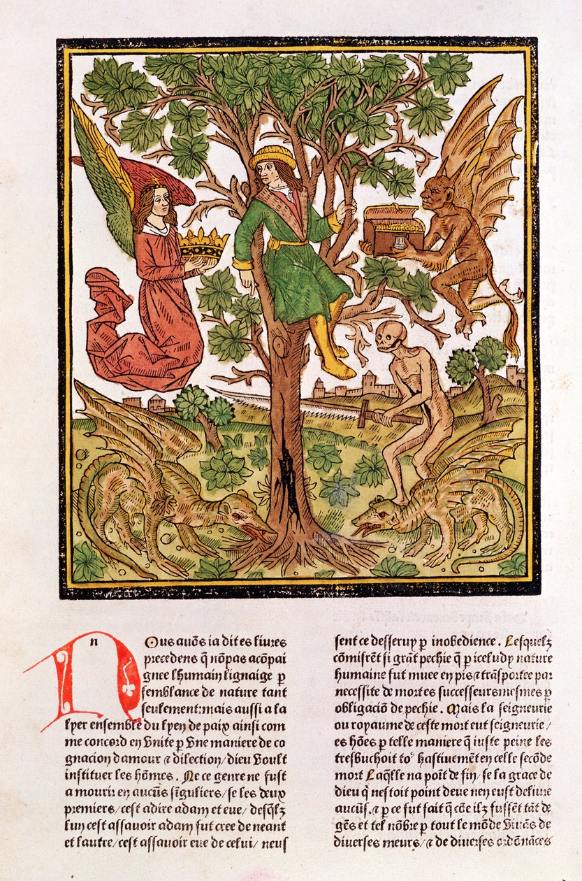 Man between Vice and Virtue, from 