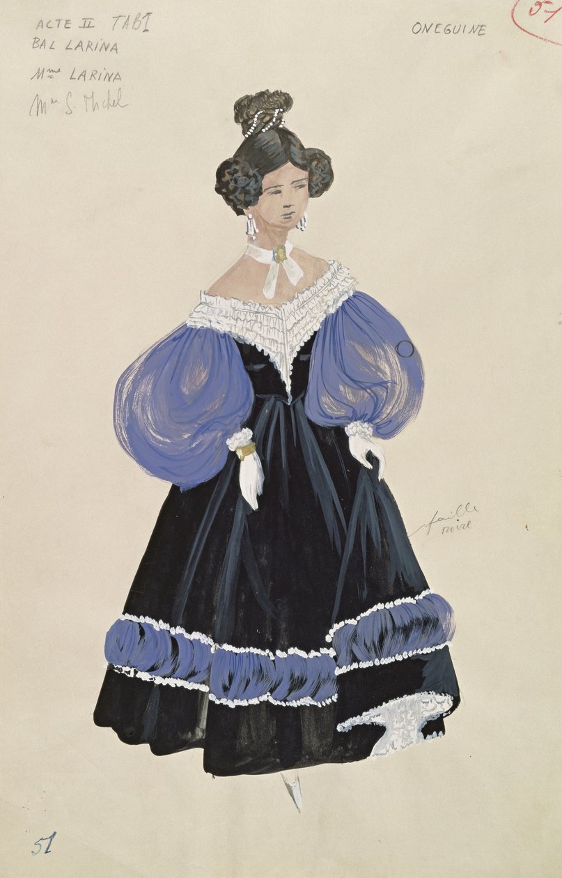 Mme. Larina, from the Opera 