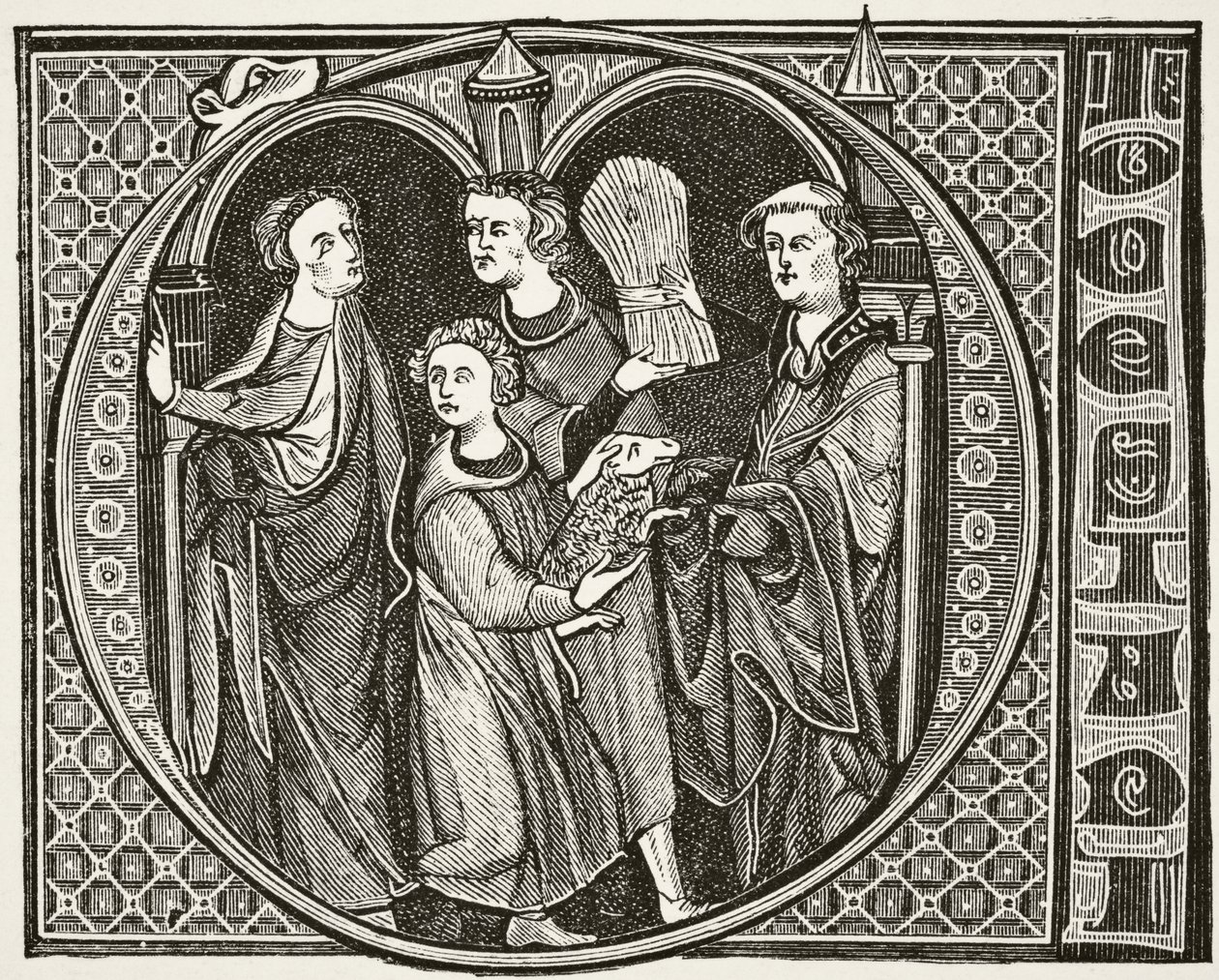 Monks Engaged in Agriculture, from 