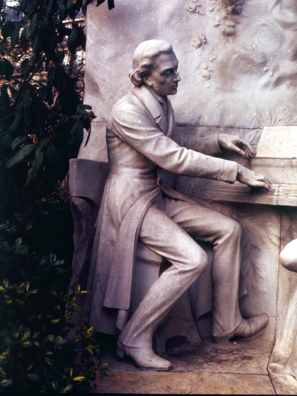 Monument to Frederic Chopin (detail) by French School