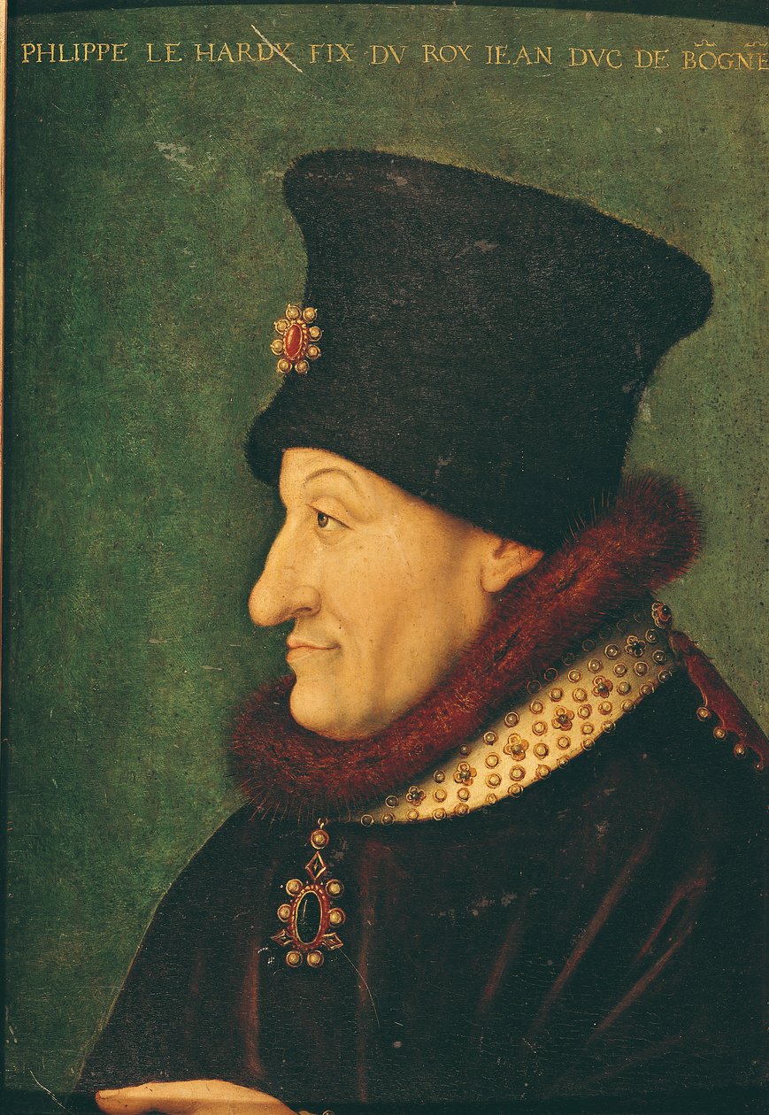 Philippe of France (1342-1404) Duke of Burgundy by French School