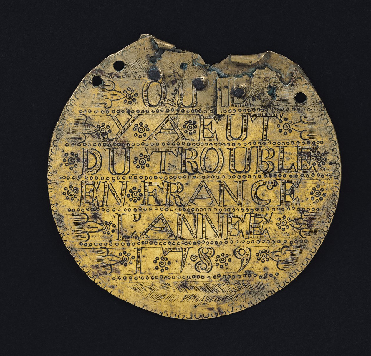 Plaque with the Phrase 