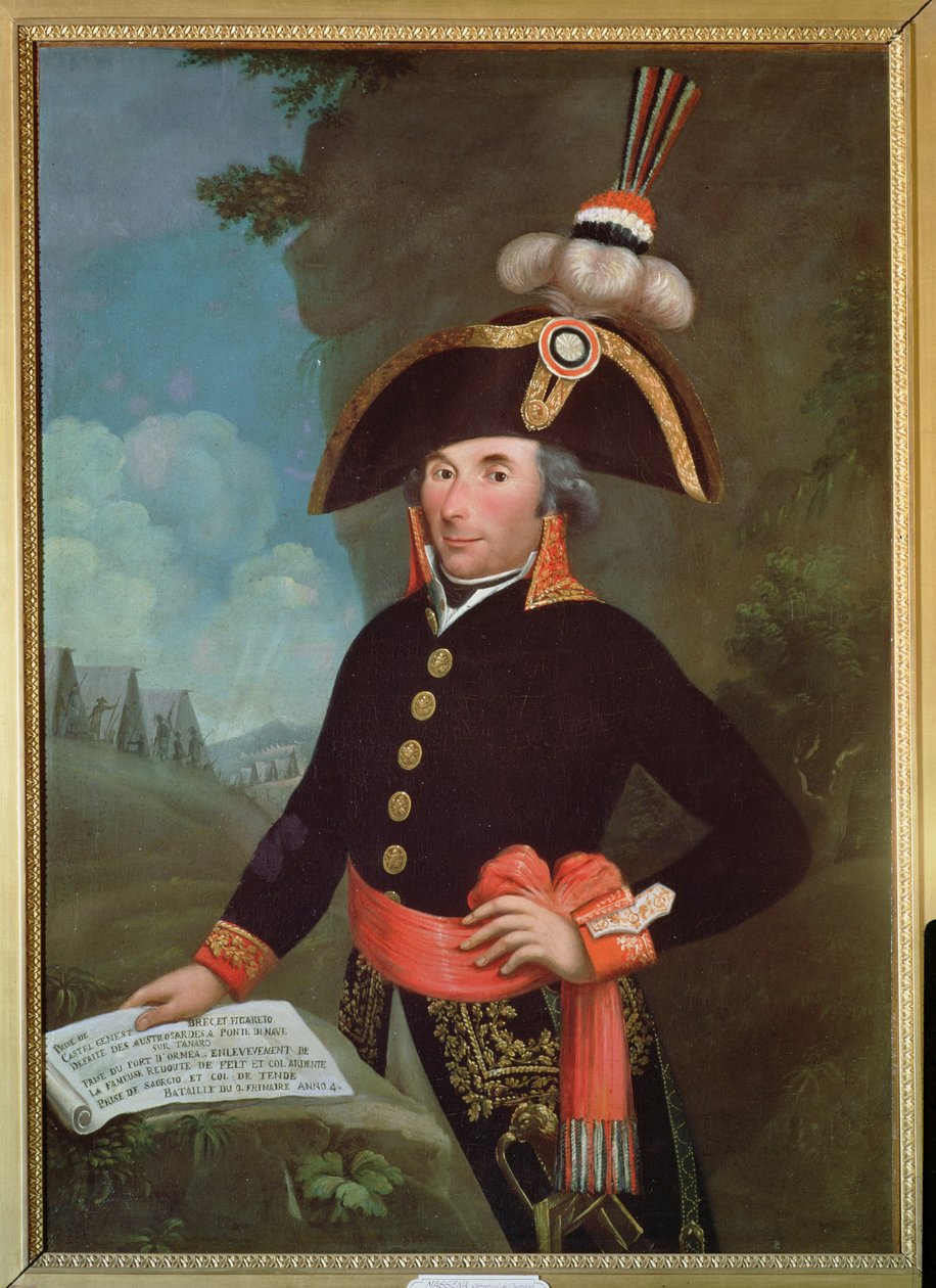 Portrait of Andre Massena (1758-1817) General of the Division, 2 Frimaire, An IV by French School
